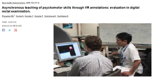 Research paper: Asynchronous teaching of psychomotor skills through VR annotations